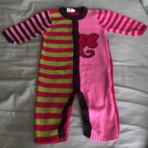 Me Too 3-6 months sweater one piece.